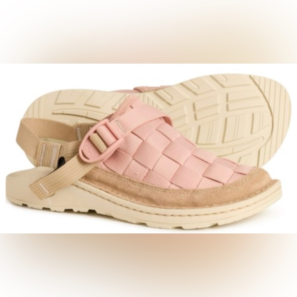 Chaco Canyon Woven Clog Size US 7 M EU 38 Women's Sandals Peach Sand